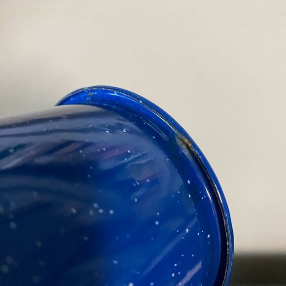 Danner blue enamel camp mug 12oz Tin metal cup - Picture 4 of 5